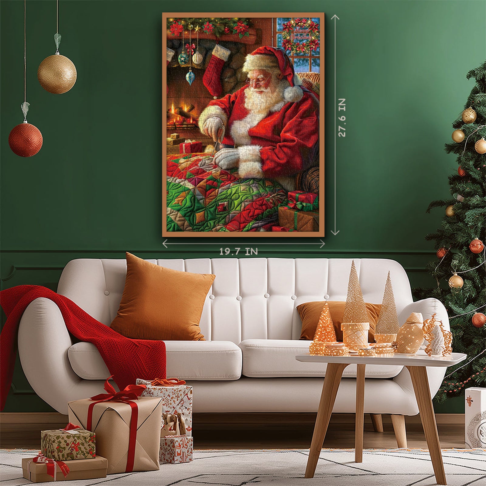 Pun puzzle da puzzle da cucito Babbo Natale 1000 pezzi