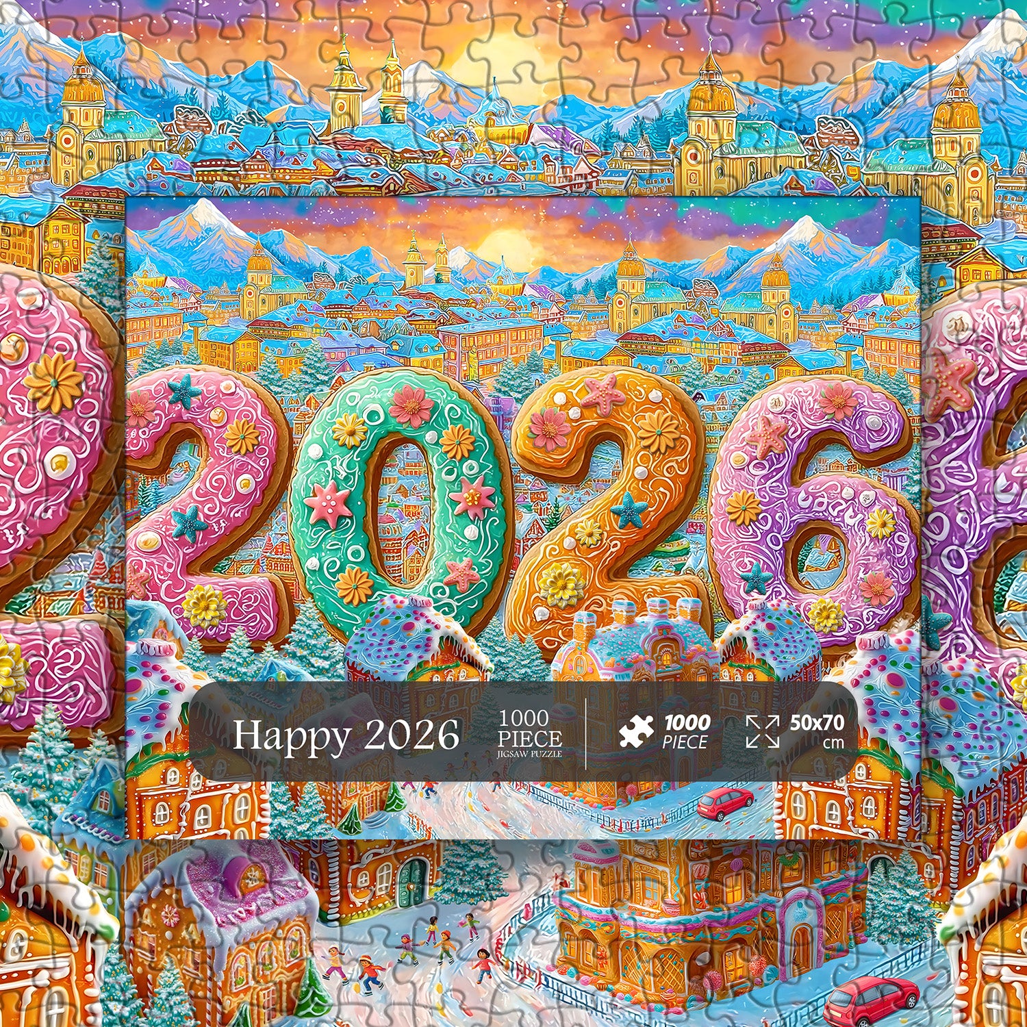 Happy 2026 Puzzle de puzzle 1000 pièces
