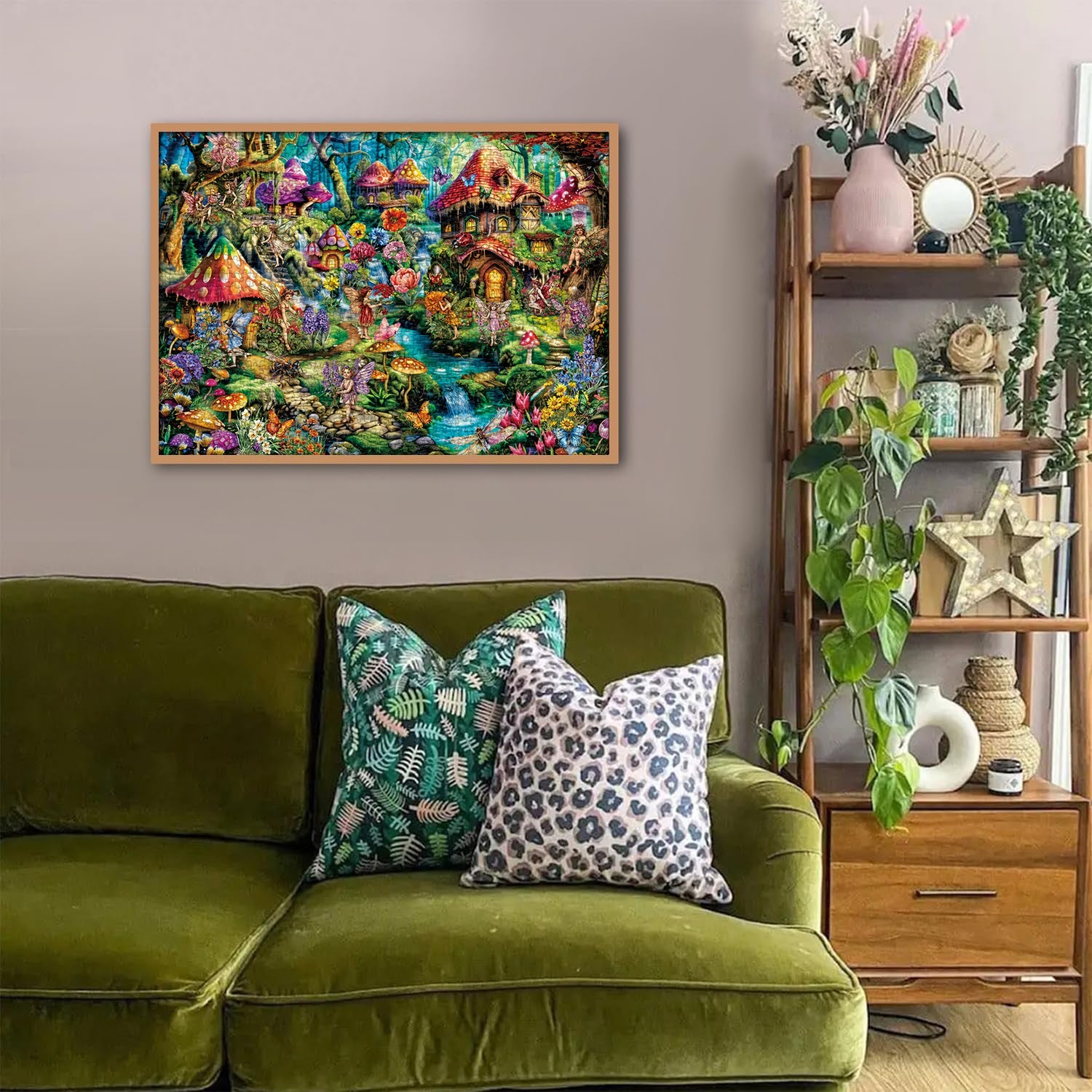 Blumenfeen Land Jigsaw Puzzle 1000 Stücke