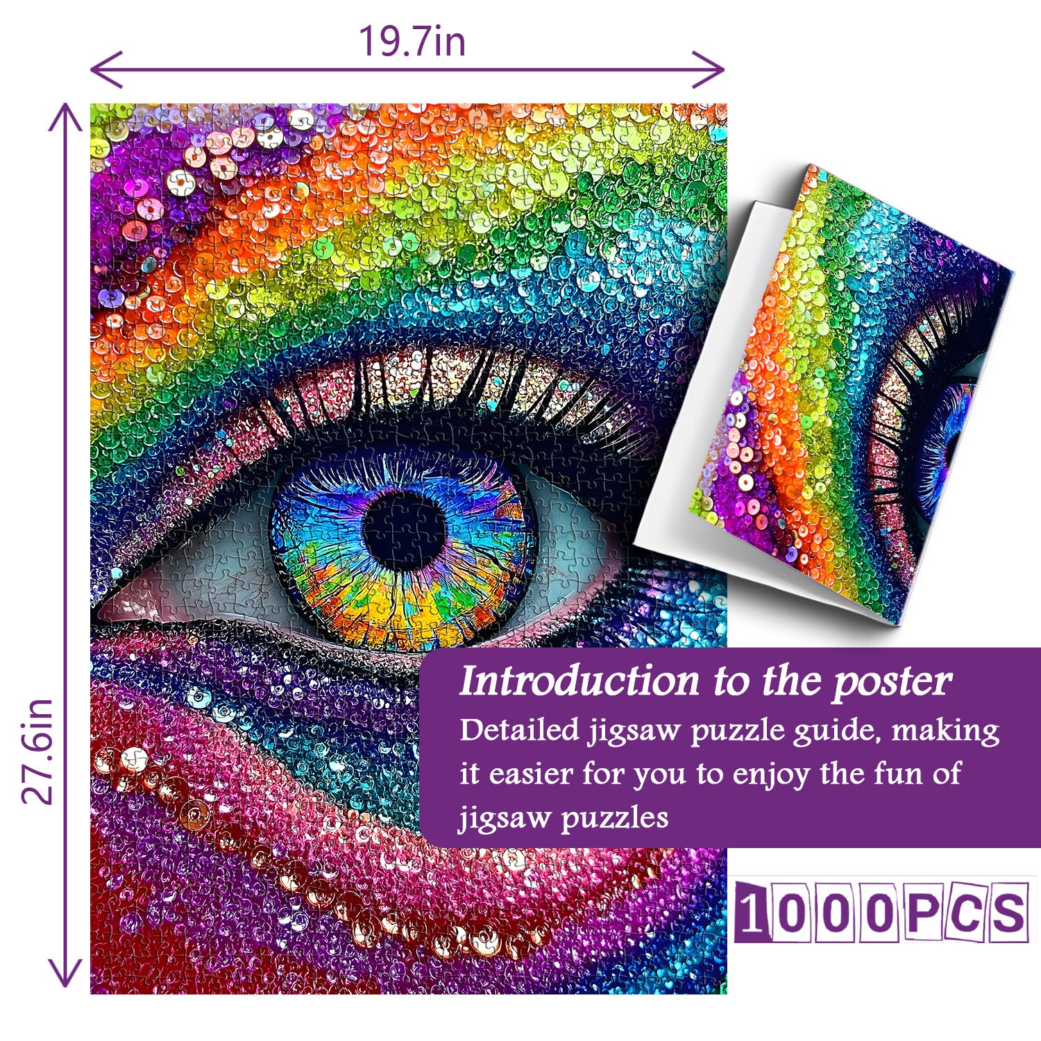 Puzzle Rainbow Eye 1000 pezzi