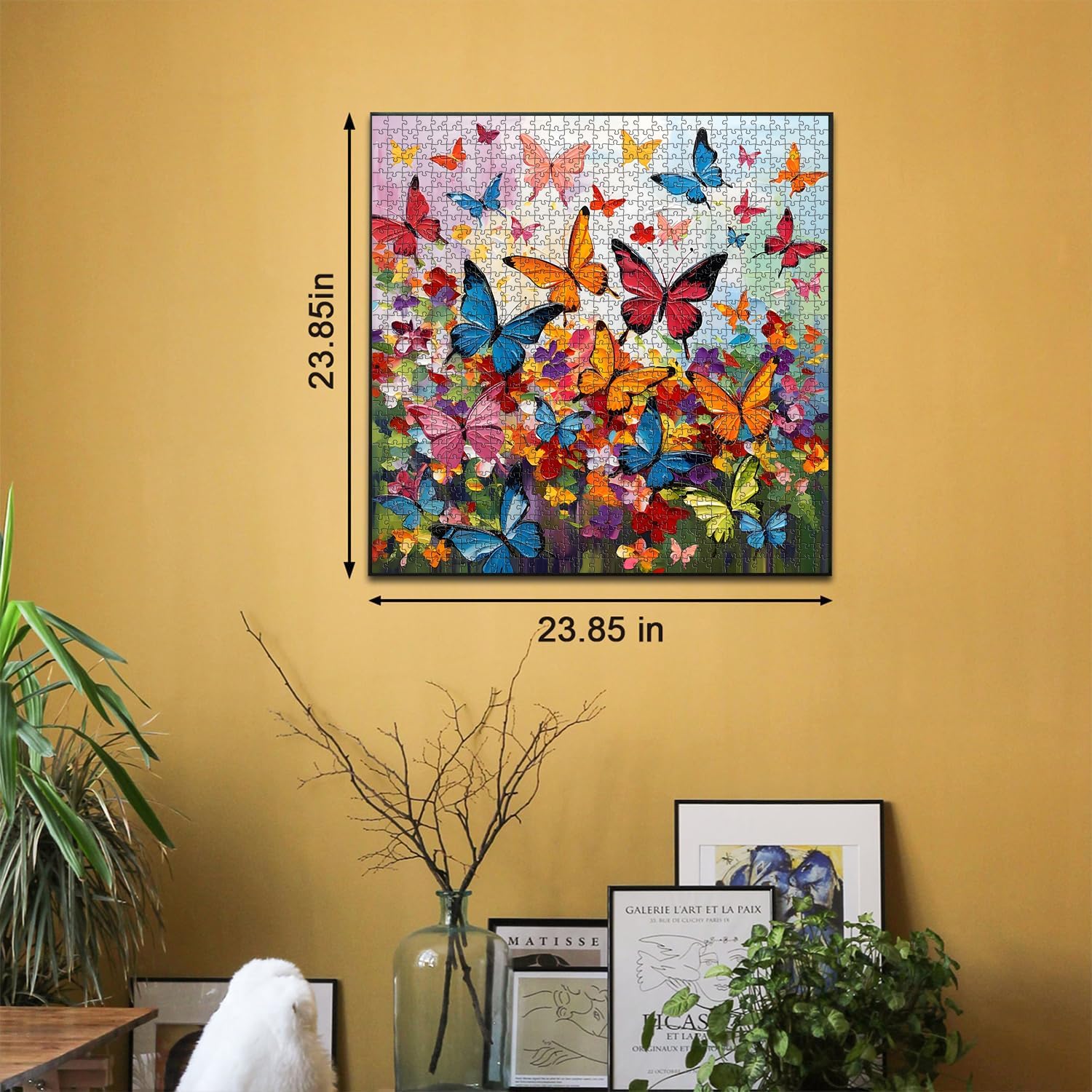 Rompecabezas de jardín de mariposas 1000 piezas