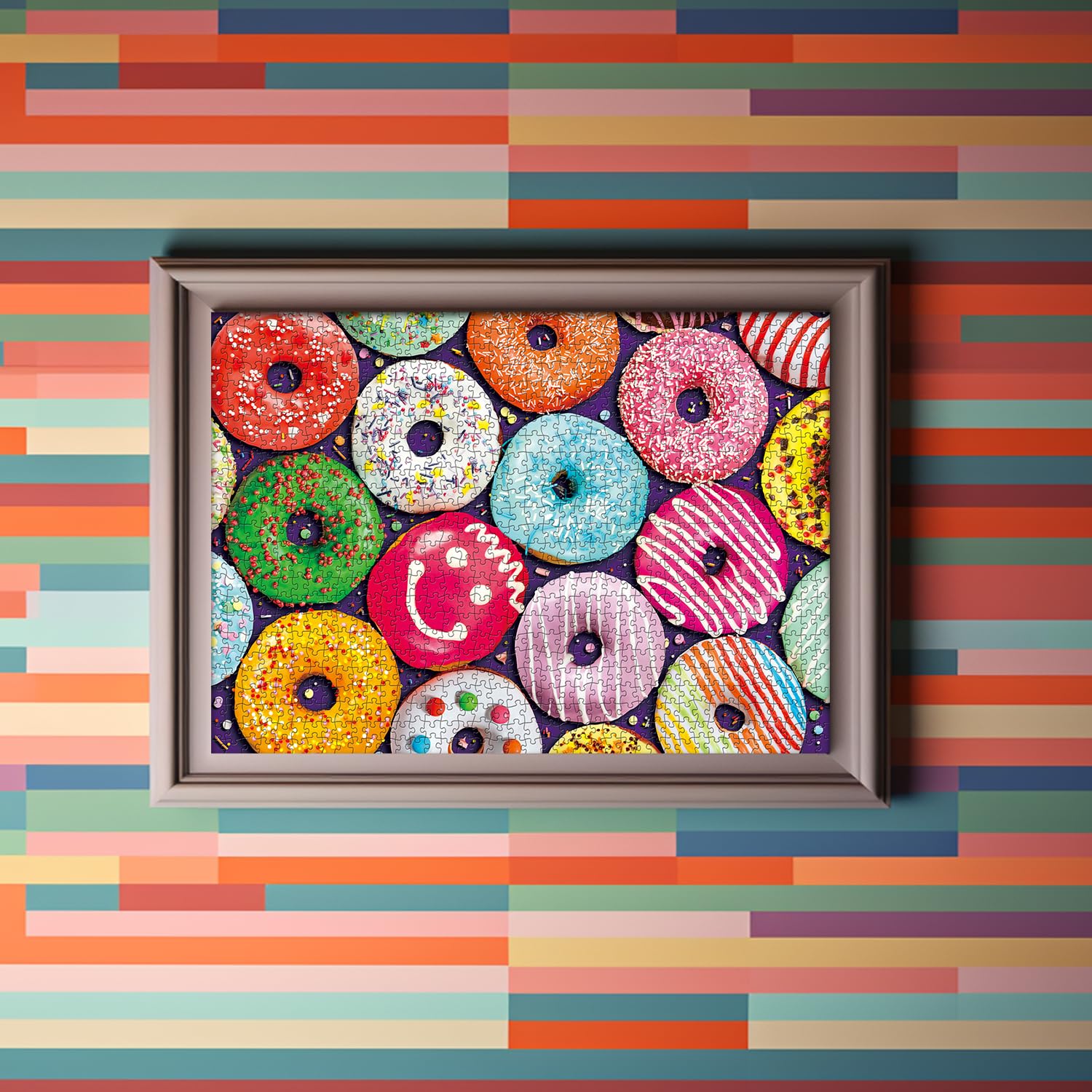 Pieci di puzzle ciambelle colorate 1000 pezzi