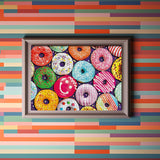 Pieci di puzzle ciambelle colorate 1000 pezzi
