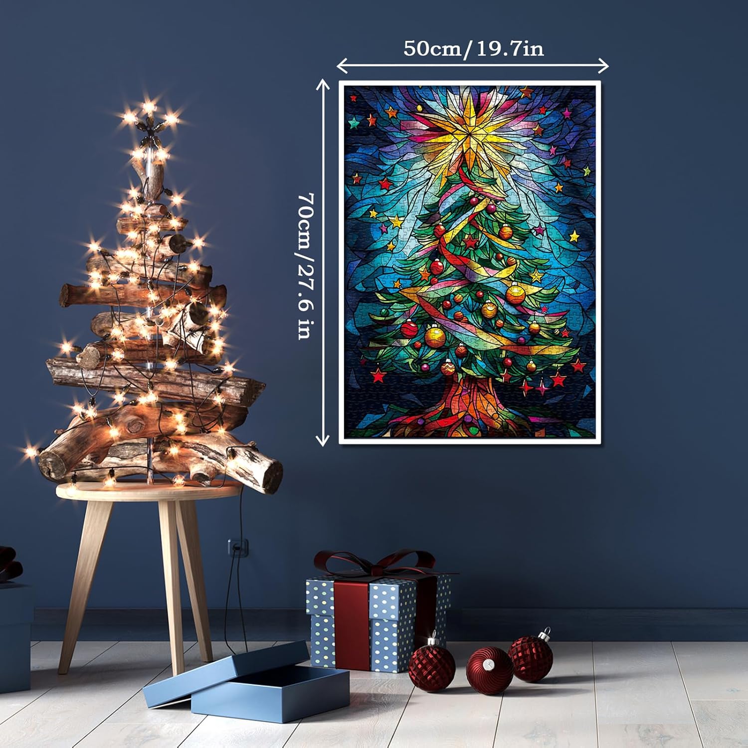 Vidriz Navidad Rompecabezas Rompecabezas 1000 piezas