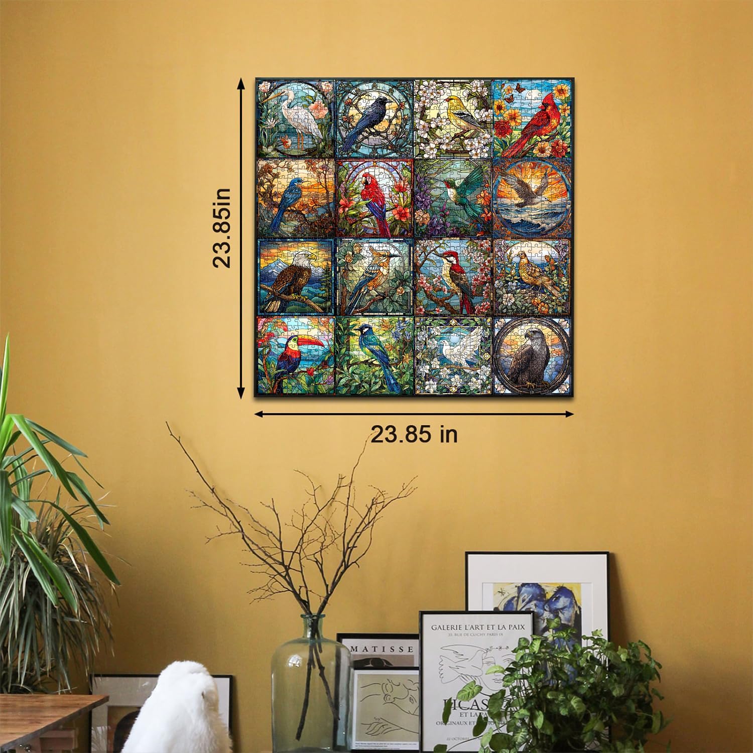Birds art puzzle puzzle 1000 pezzi