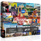 J'adore le puzzle Chicago Puzzle 1000 pièces