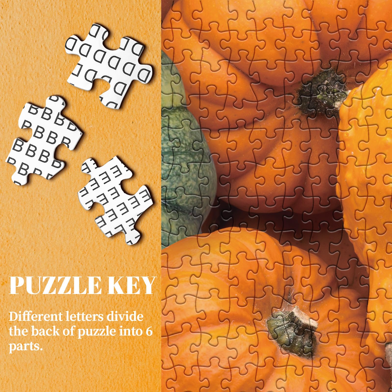 Puzzle di zucca autunnale 1000 pezzi