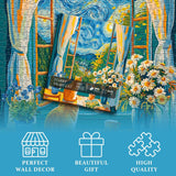 Starry Night Cat puzzle puzzle 1000 pezzi