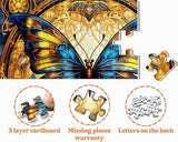 Puzzle brillant de papillon brillant 1000 pièces