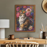Puzzle gatto e fiori puzzle 1000 pezzi