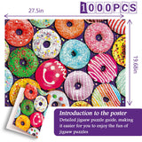 Pieci di puzzle ciambelle colorate 1000 pezzi