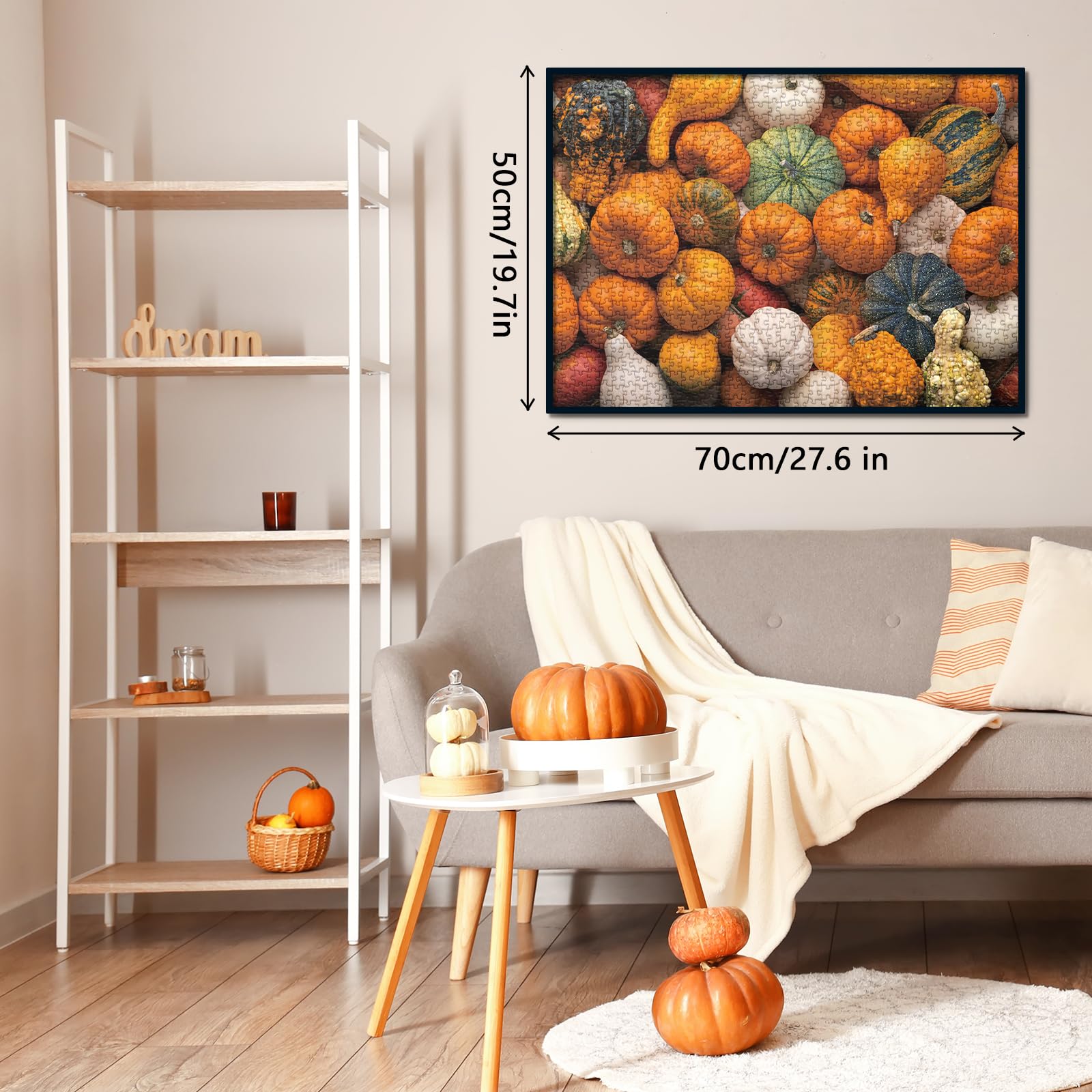 Puzzle di zucca autunnale 1000 pezzi