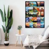 Parchi nazionali puzzle puzzle 1000 pezzi