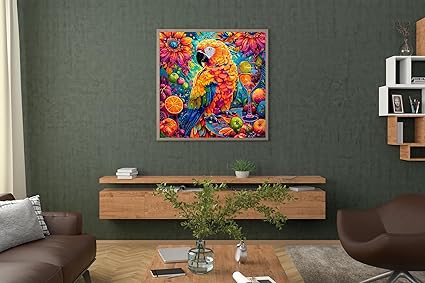 Buntes Papageien -Puzzle 1000 Stücke