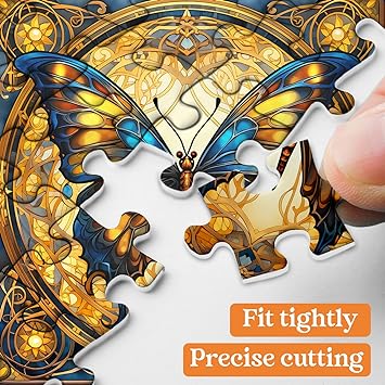 Puzzle brillant de papillon brillant 1000 pièces