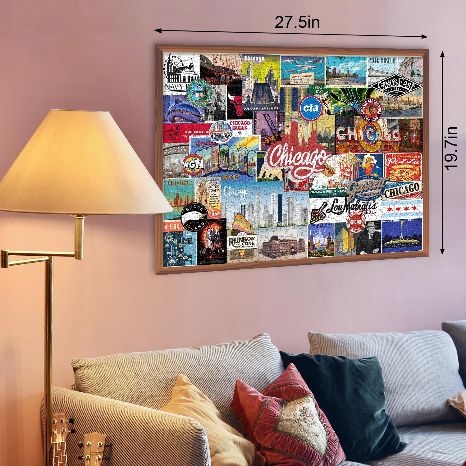 J'adore le puzzle Chicago Puzzle 1000 pièces