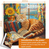 Pieci di puzzle gatto addormentato 1000 pezzi