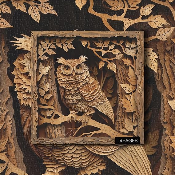 Pun puzzle 1000 di Owl's Nest Jigsaw 1000 pezzi
