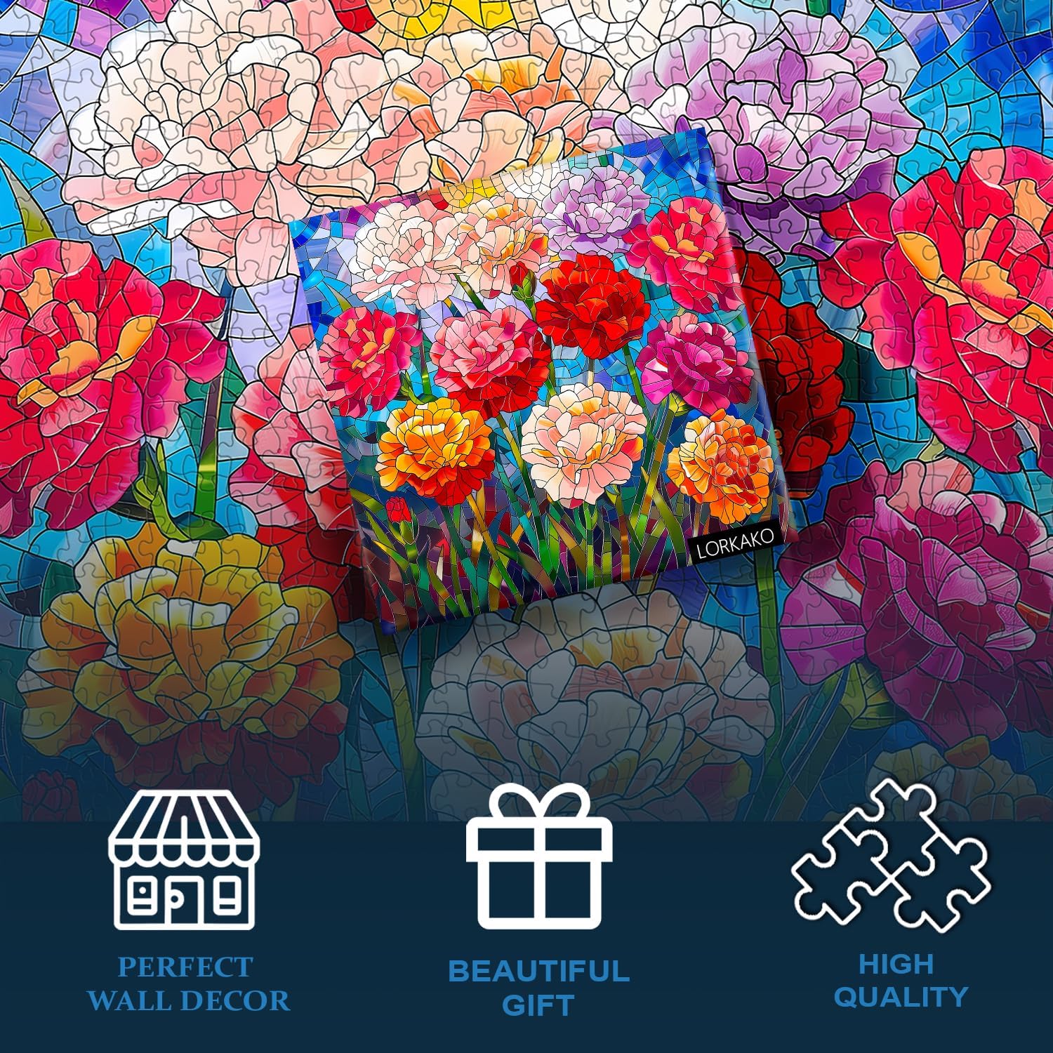 Blooming warnations puzzle 1000 pièces