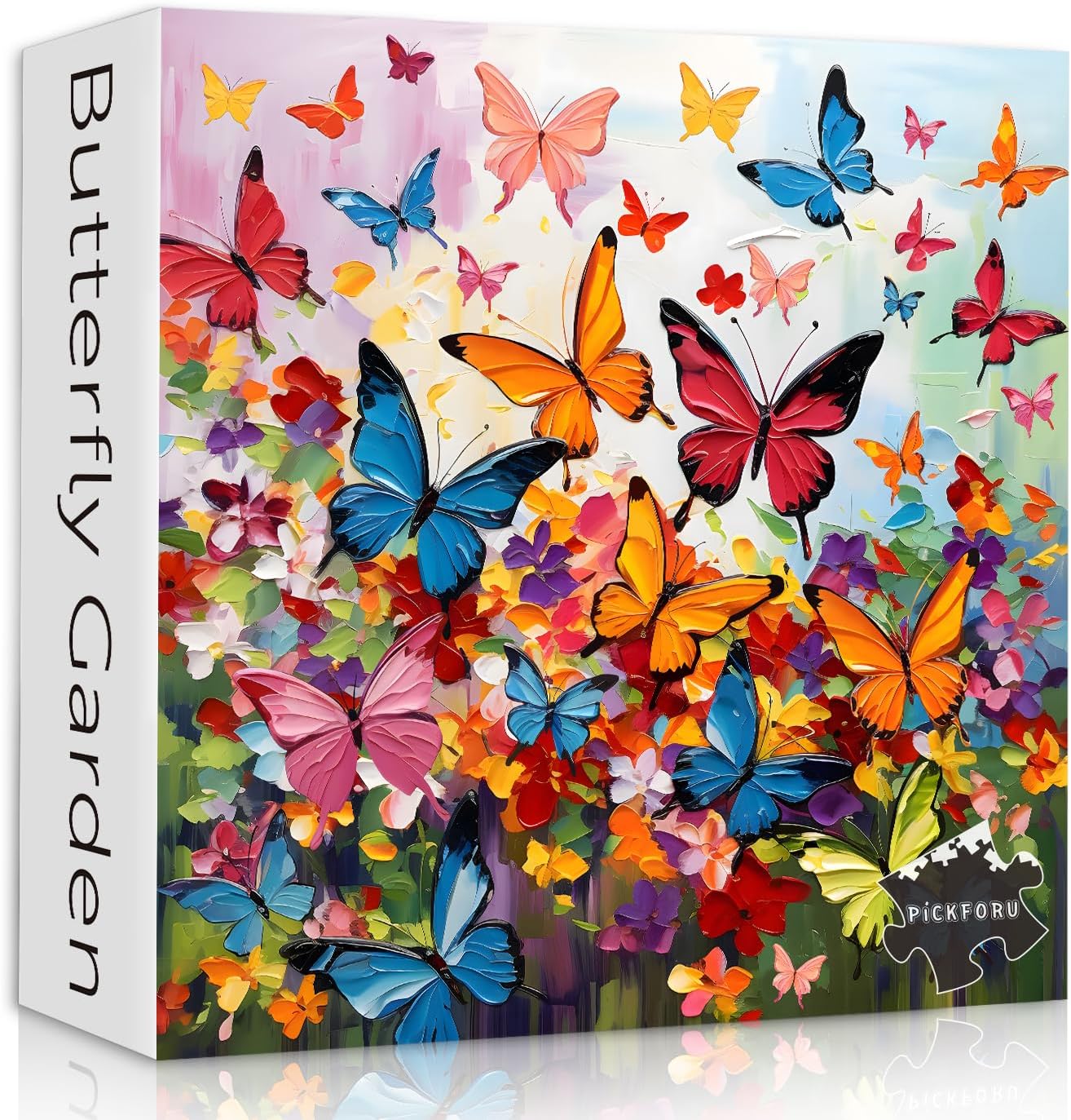 Rompecabezas de jardín de mariposas 1000 piezas