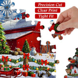Puzzle fienile di Natale 1000 pezzi