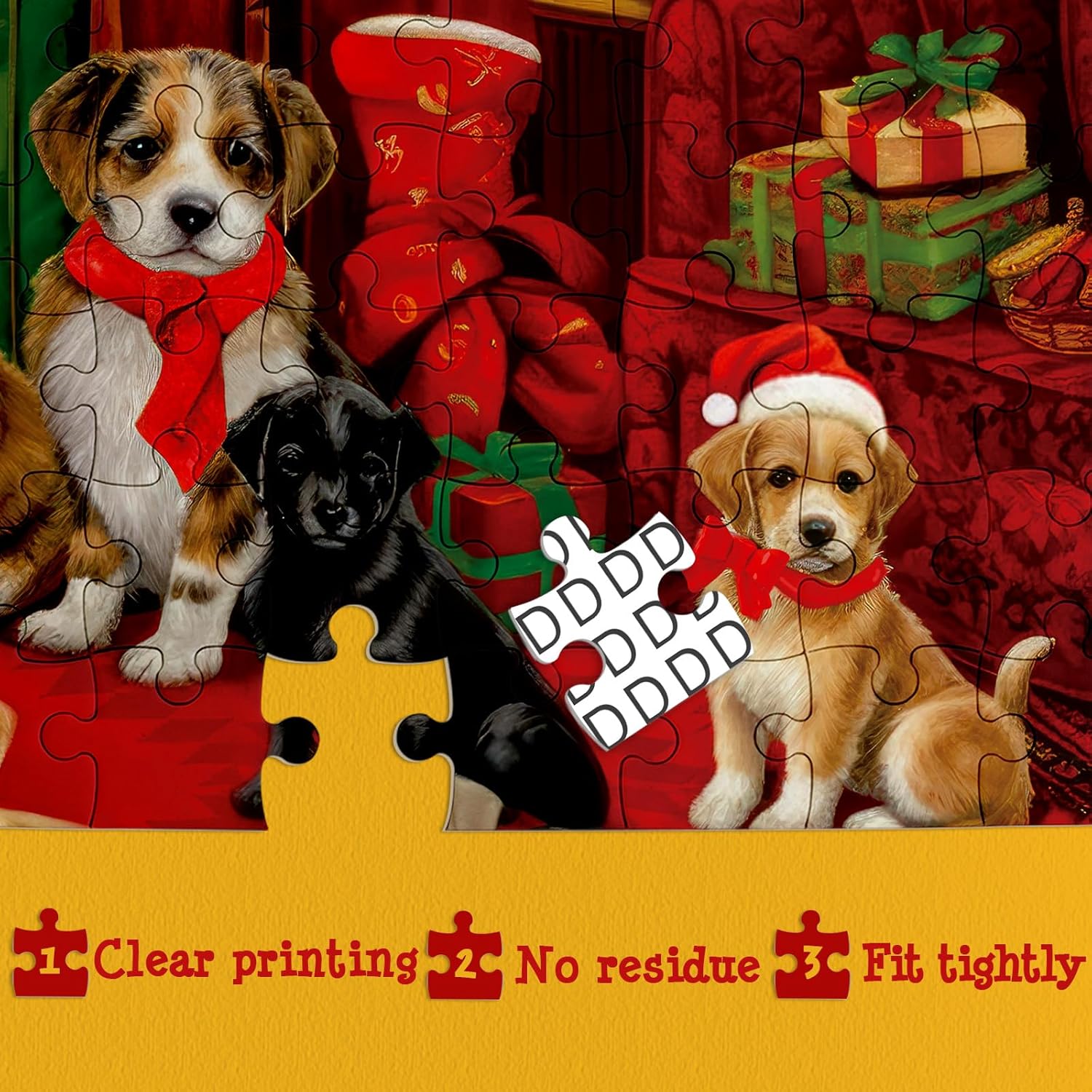 Doggie gala puzzle puzzle 1000 pezzi