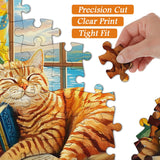 Pieci di puzzle gatto addormentato 1000 pezzi
