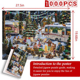 Puzzle puzzle di falò di Natale 1000 pezzi