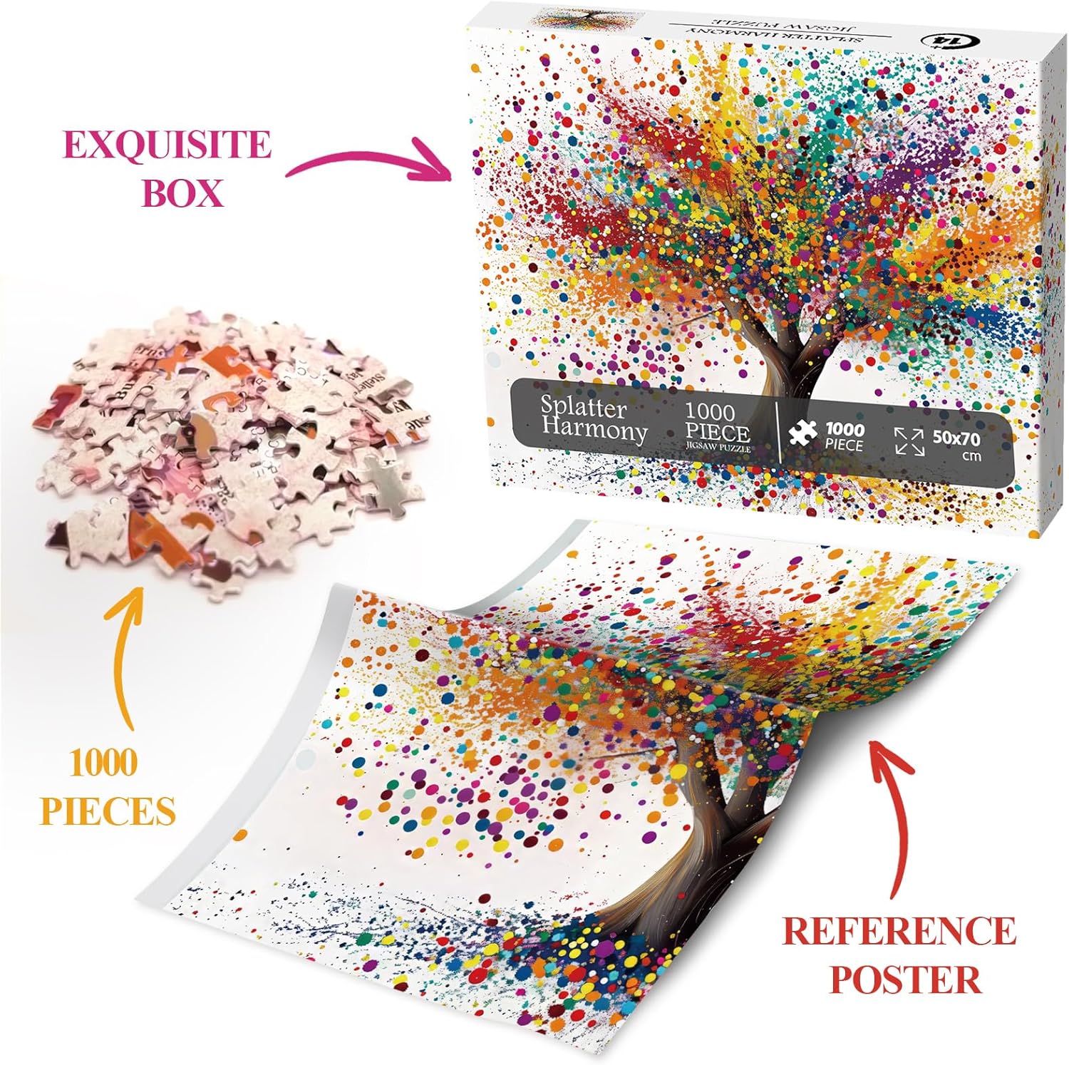 Splatter Harmony Puzzle 1000 Stück