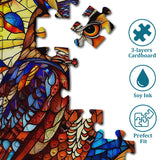 Puzzle di gufo artistico puzzle 1000 pezzi