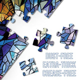 Puzzle puzzle gatto in vetro colorato 1000 pezzi