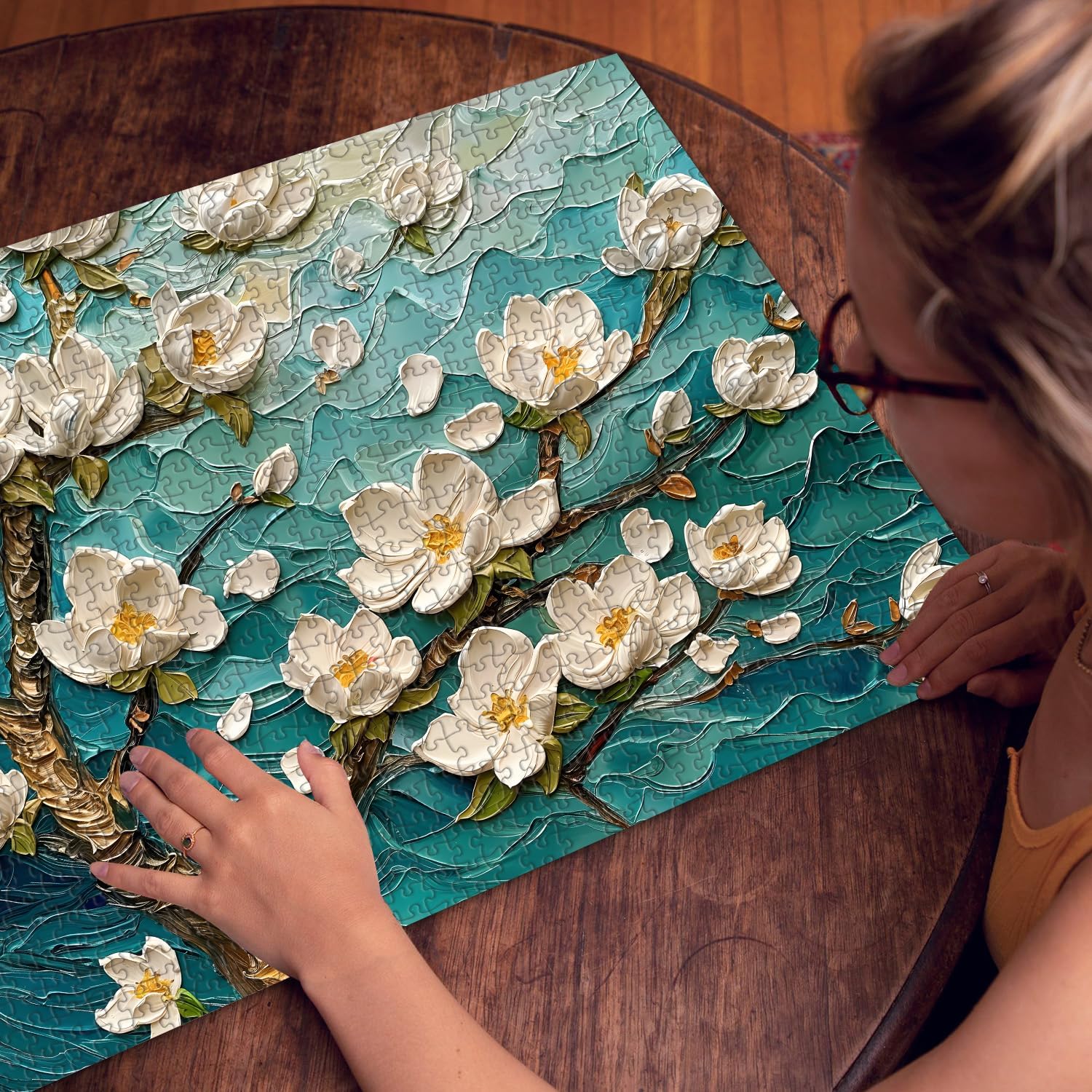 Künstlerische Blumen Puzzle 1000 Stücke