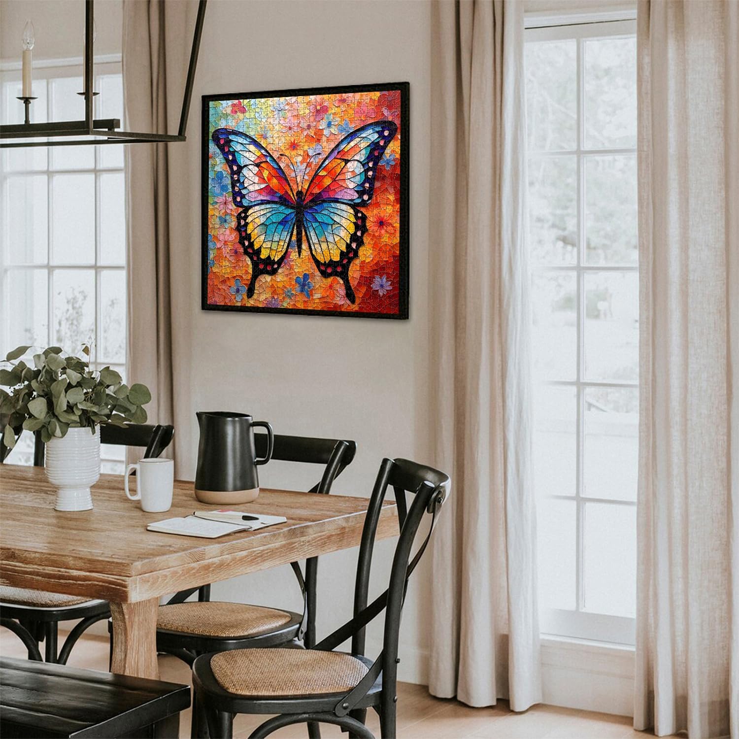 Mosaic Butterfly Art Puzzle 1000 Stücke