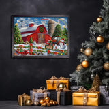 Puzzle fienile di Natale 1000 pezzi
