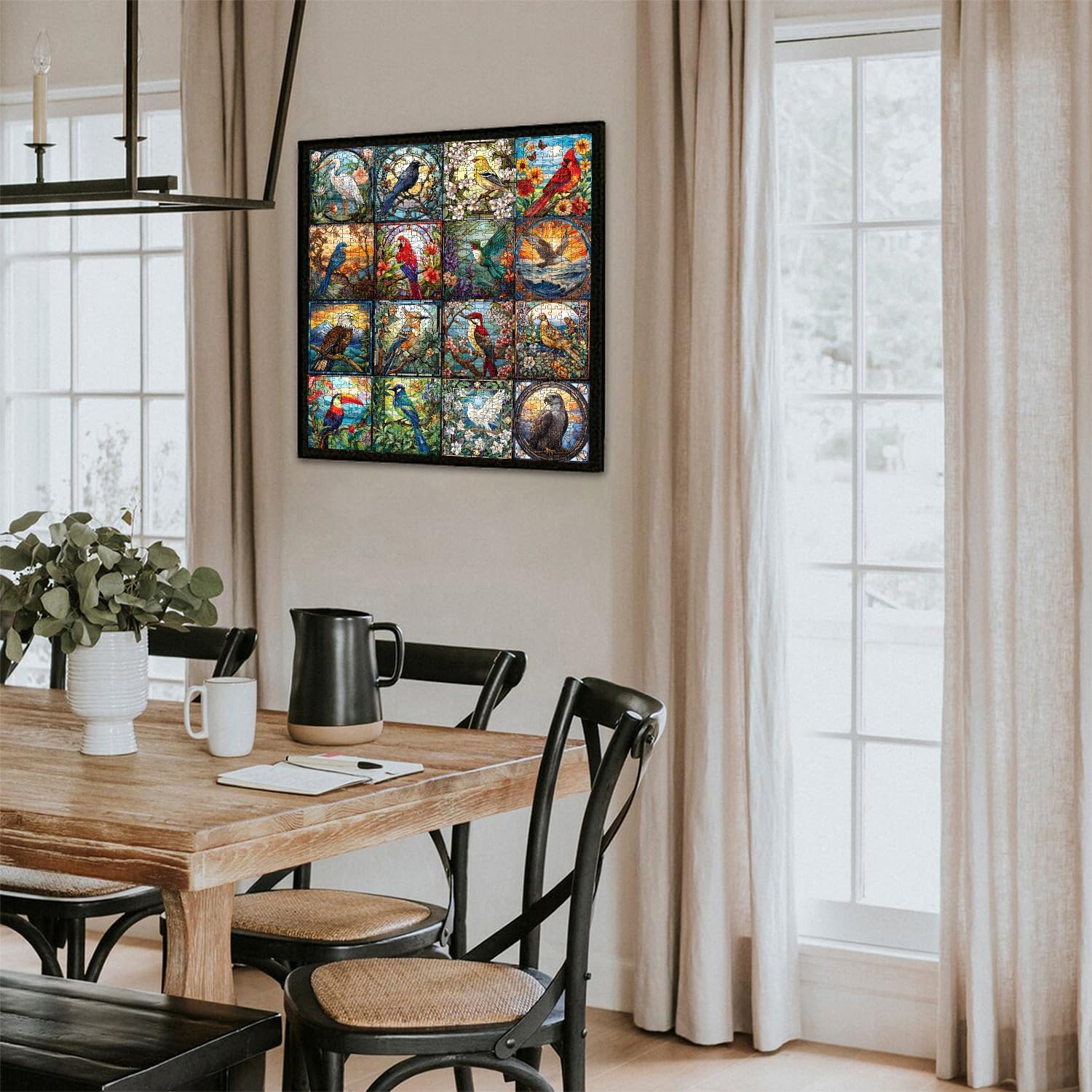 Birds art puzzle puzzle 1000 pezzi