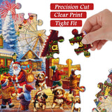Happy Christmas Street Jigsaw Enigini 1000 pezzi