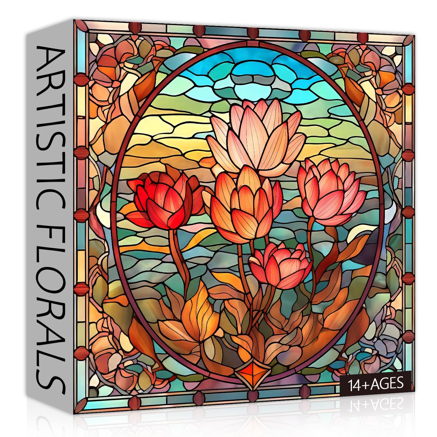 Künstlerische Blumenpuzzle 1000 Stücke