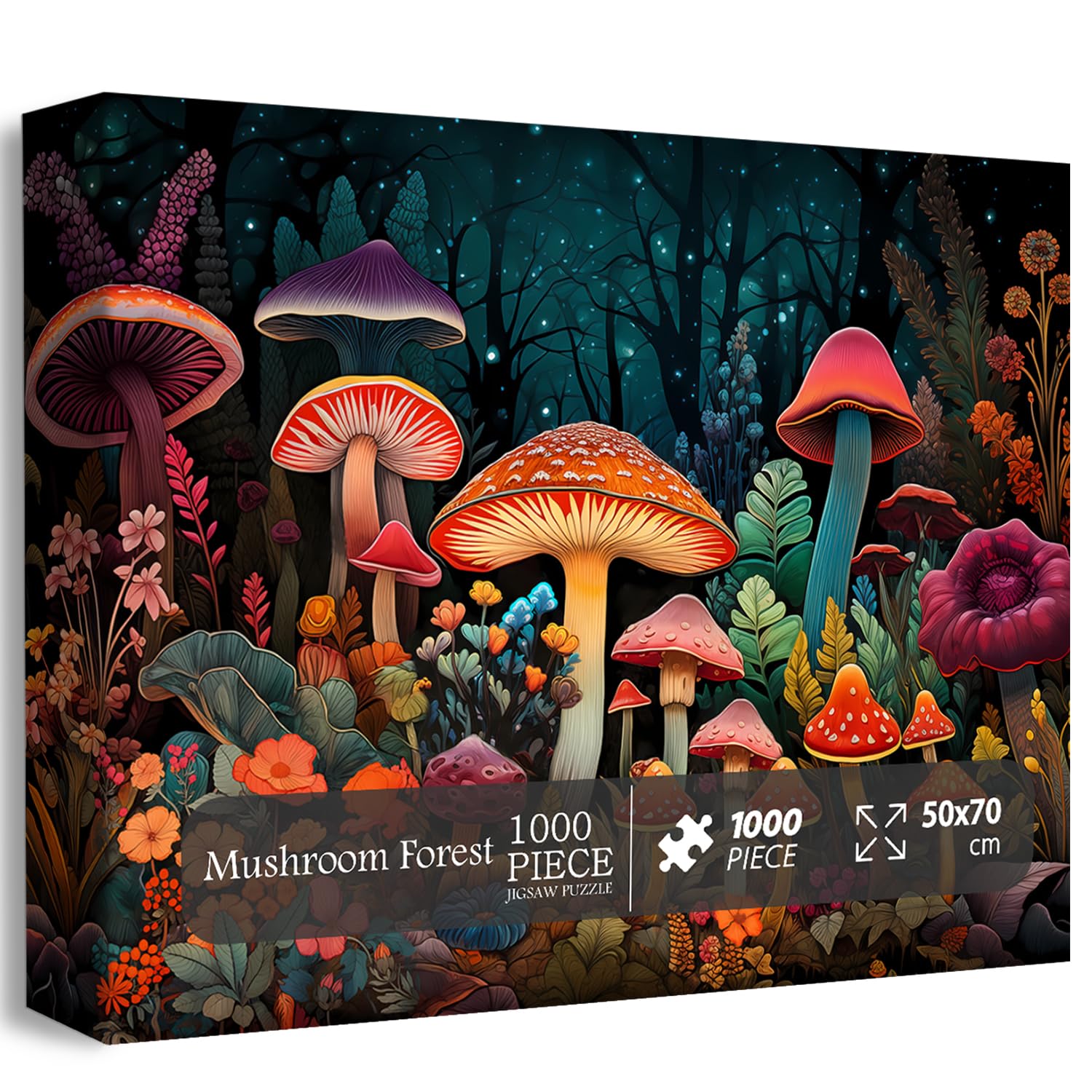 Puzzle foresta di funghi 1000 pezzi