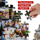 Puzzle puzzle di falò di Natale 1000 pezzi