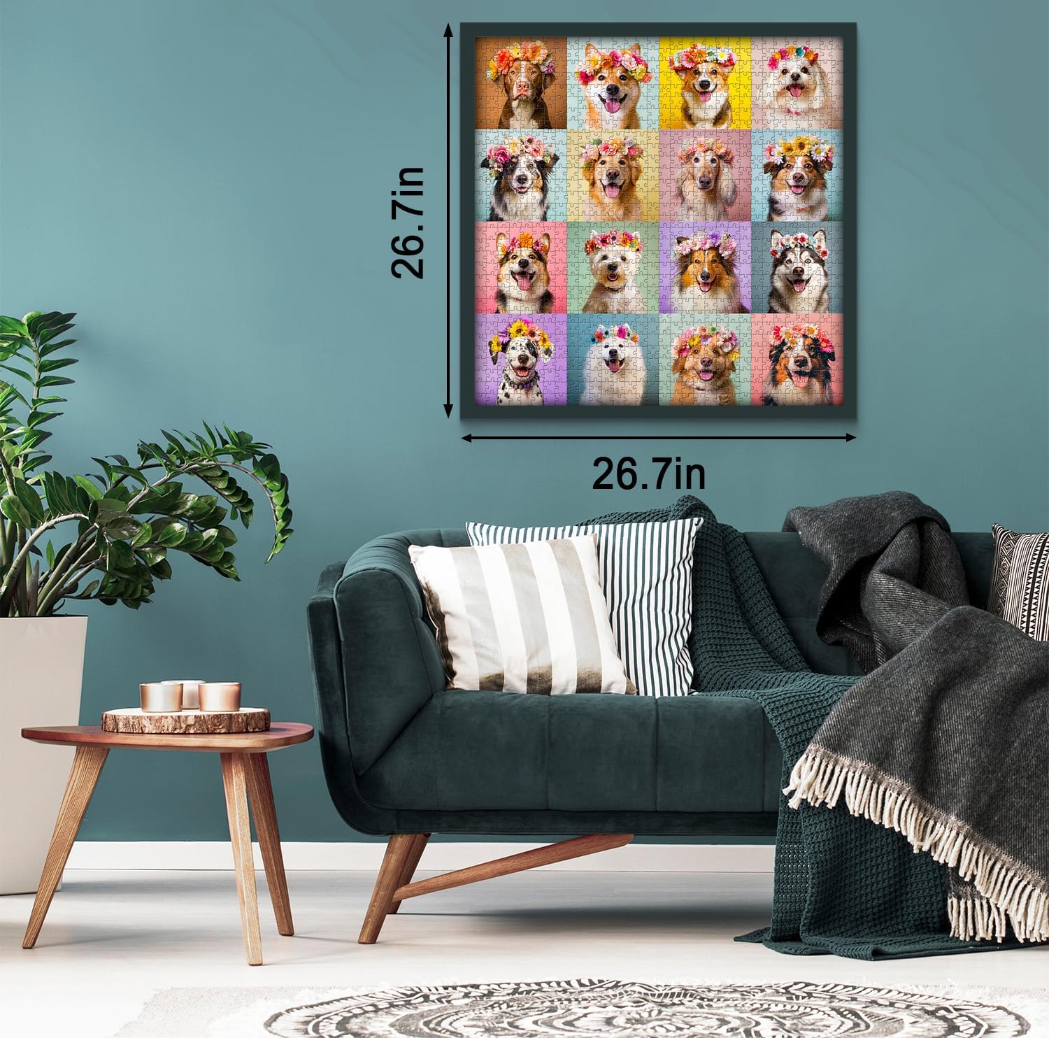 Blumenkronpupf -Puzzle 1000 Stücke
