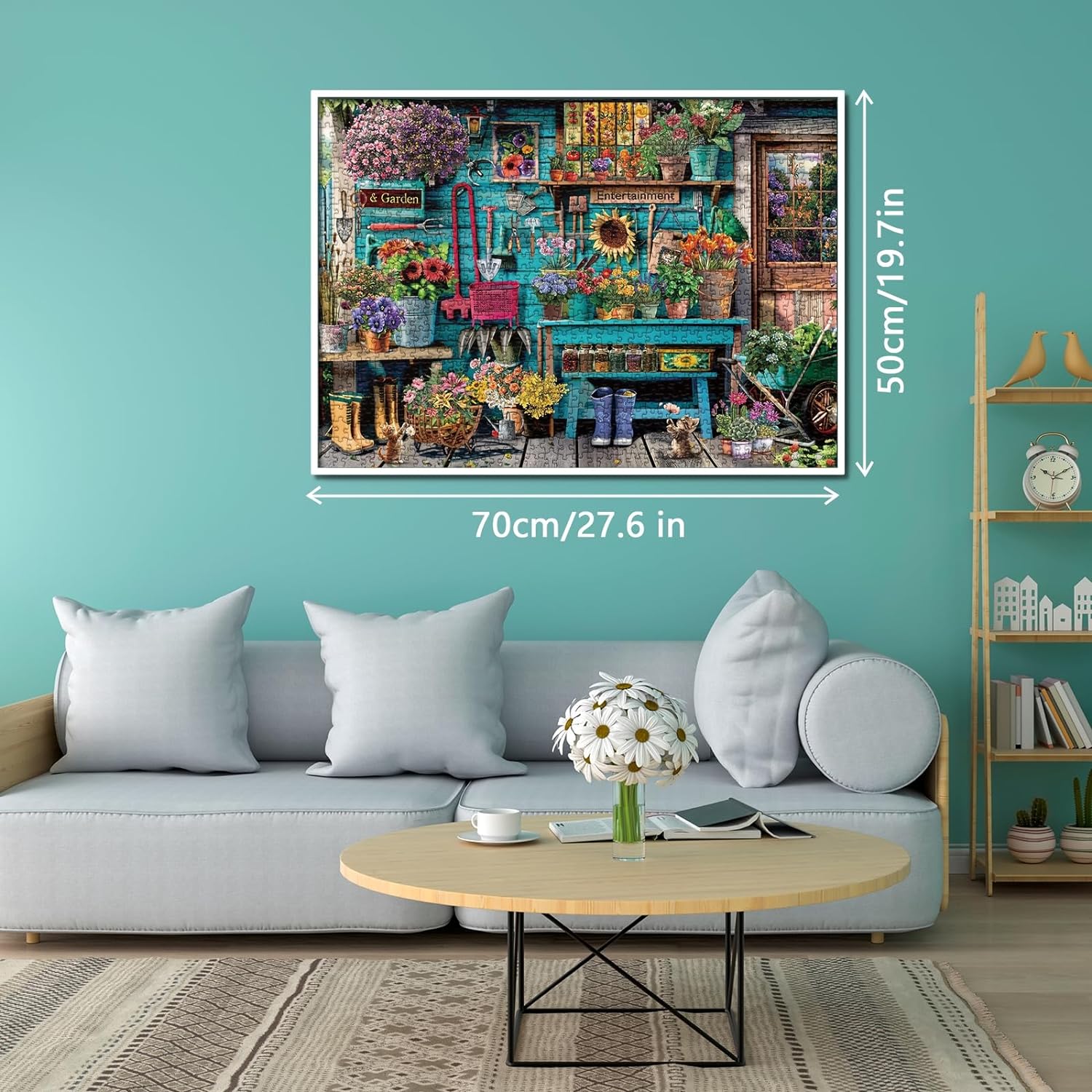 Botanische Haven -Schuppen -Puzzle 1000 Stücke