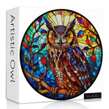 Puzzle di gufo artistico puzzle 1000 pezzi