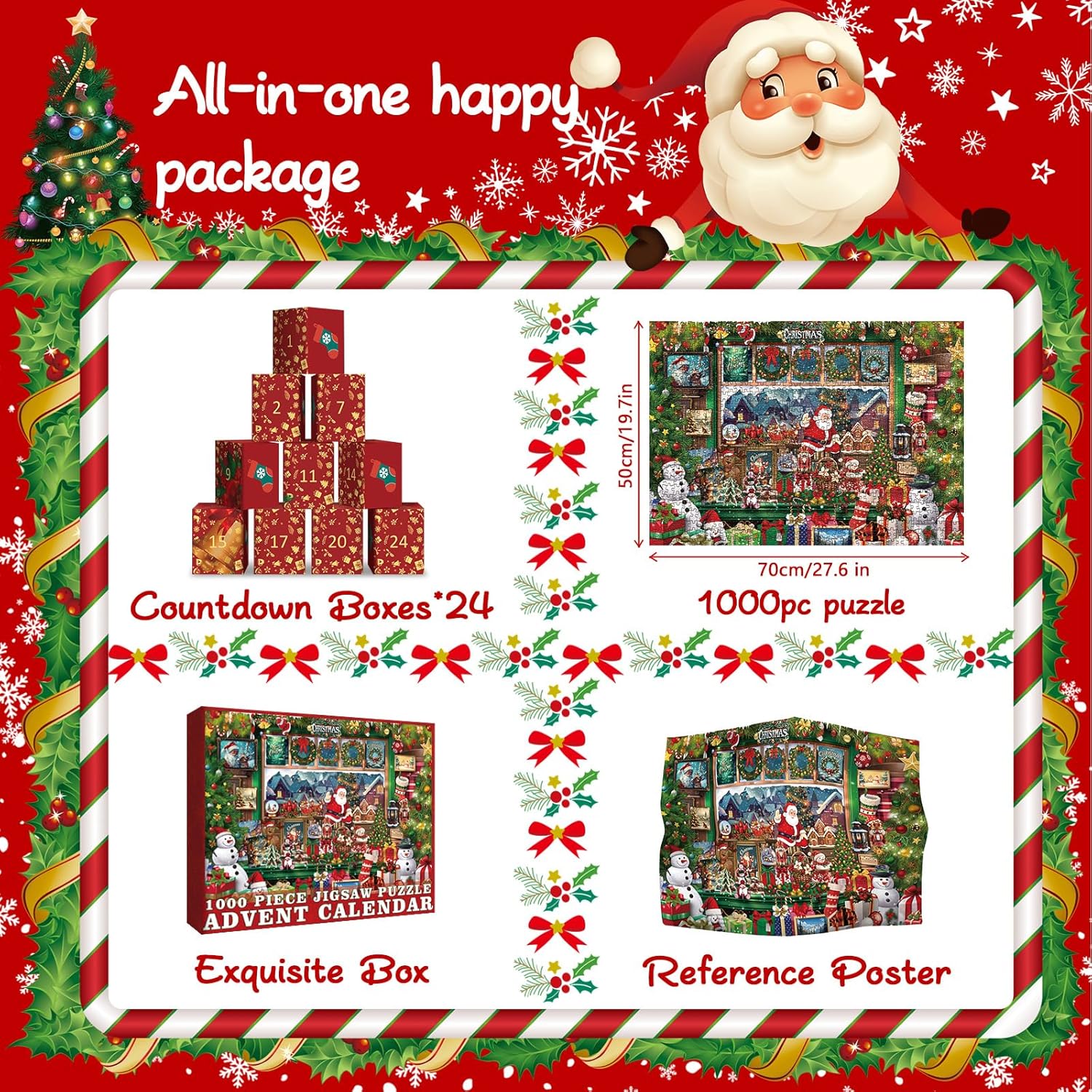 Yuletide joy puzzle puzzle 1000 pezzi