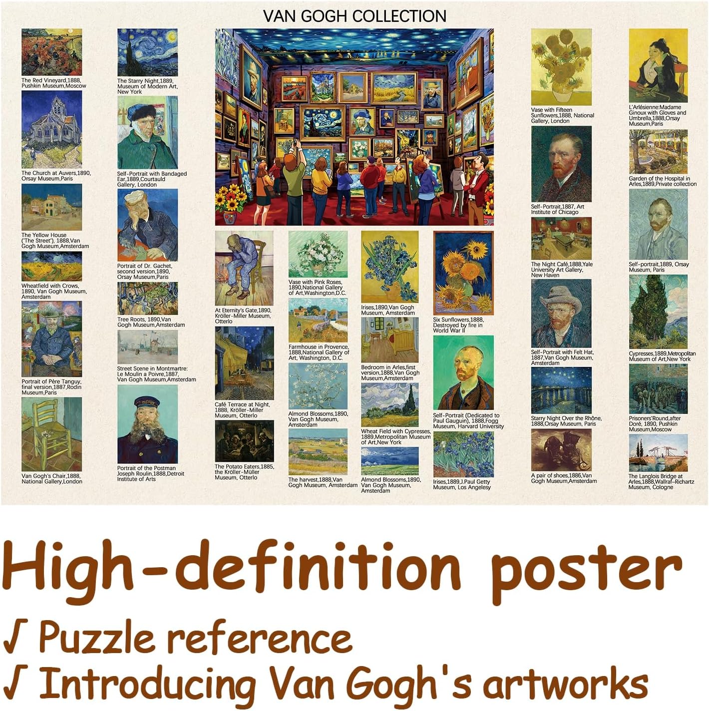 Hommage à Gogh Jigsaw Puzzle 1000 pièces