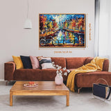 Puzzle coloré du canal du canal 1000 pièces