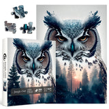 Puzzle puzzle con gufo della giungla 1000 pezzi