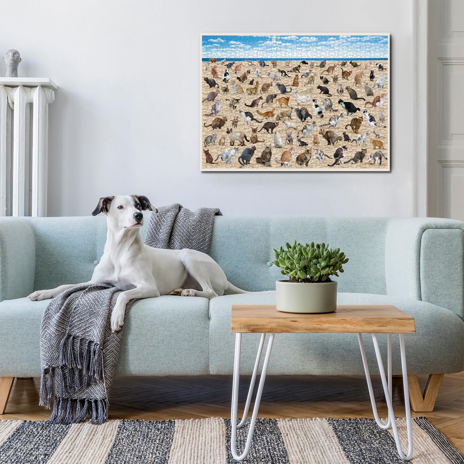 Beach Pooping Cats puzzle puzzle 1000 pezzi