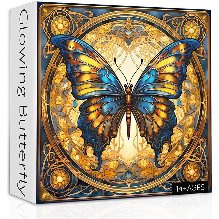 Puzzle brillant de papillon brillant 1000 pièces