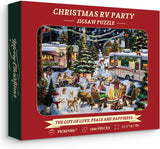Puzzle puzzle di falò di Natale 1000 pezzi