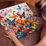 Rompecabezas de jardín de mariposas 1000 piezas